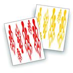 flame sheet decals